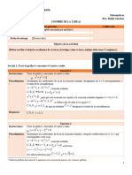 Segunda Tarea, Actualizado