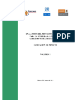 Evaluacino Del PESA Guerrero Sin Hambre Vol I