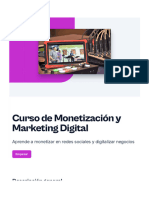 Curso de Monetizacion y Marketing Digital