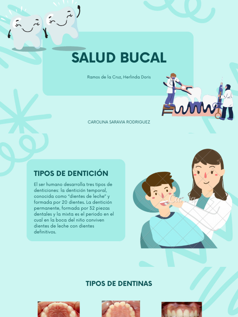 Salud Bucal Pdf Diente Boca