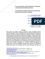 Desenvolvimento Da Fala Infantil: Neurolinguística E Aquisição Da Linguagem em Crianças Bilíngues