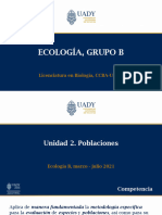 Unidad 2 Ecología B 2021