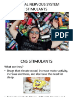CNS Stimulants Overview Amanda Meyers