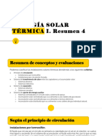 Energia Solar Termica I - Resumen 4