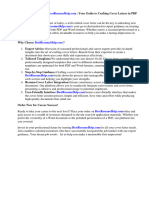 Cover Letter PDF Word