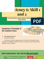 Competency 6 Skills 1 and 2