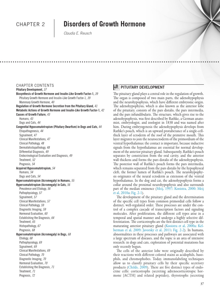 Growth Hormone Disorders Overview | PDF | Insulin Like Growth Factor 1 ...