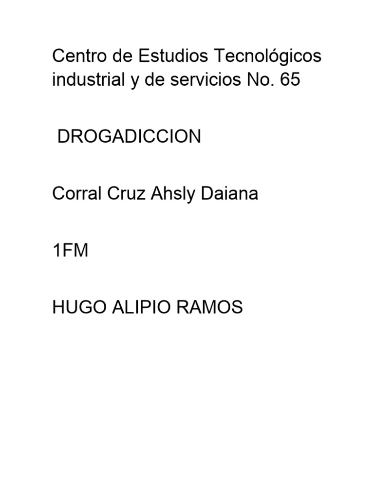 Centro de estudios tecnol gicos industrial y de servicios no 65