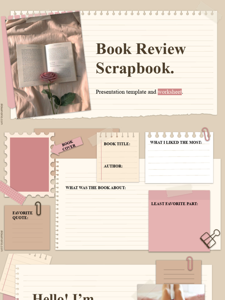 Book Review Presentation Template | PDF