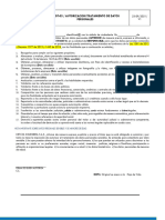 FR-GT-05 - Formato Autorizacion y Manejo de Datos Personales - Netcol