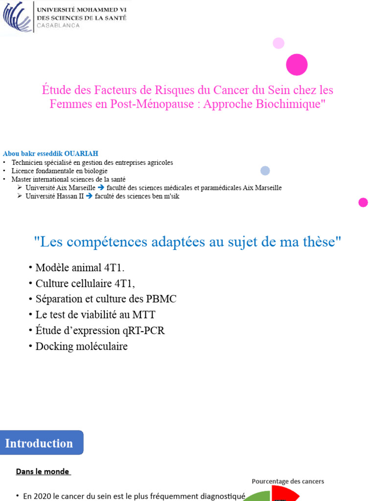 Facteurs de Risque du Cancer du Sein | PDF | Cancer | Cancer du sein