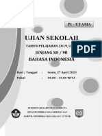 Naskah Soal Us Bahasa Indonesia 2019-2020