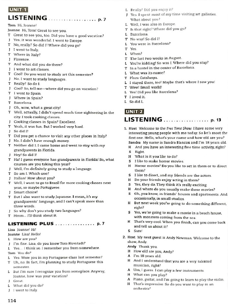 Speaking Practice | PDF