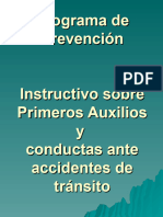 Instructivo Primeros Auxilios