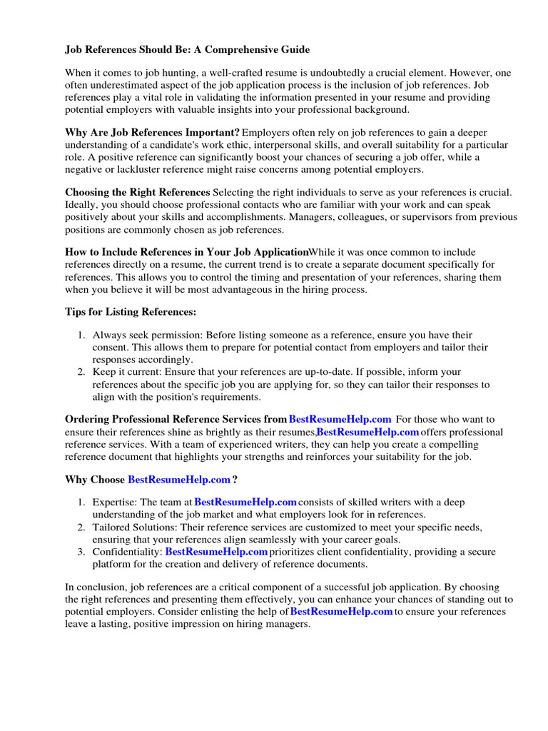Job References Should Be PDF - 1713397858
