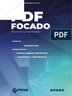 Políticas Públicas Distributivas, Regulatórias e Redistributivas