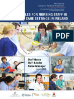 Role Profiles For Nursing Staff in Emergency Care Settings in Ireland January 2014 - 2