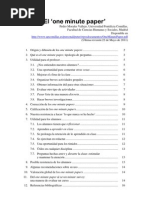 Download One Minute Paper by Miguel_Angel_M_7489 SN70721553 doc pdf