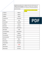 Ejercicio de Vocabulario PDF