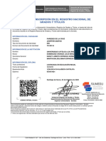 Contancia Licenciada Sunedu