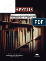 PAPYRUS - Epistemologia Da Educação - Volume I