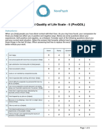 Professional Quality of Life Scale