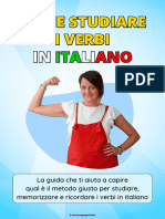 Freebie Come Studiare I Verbi in Italiano