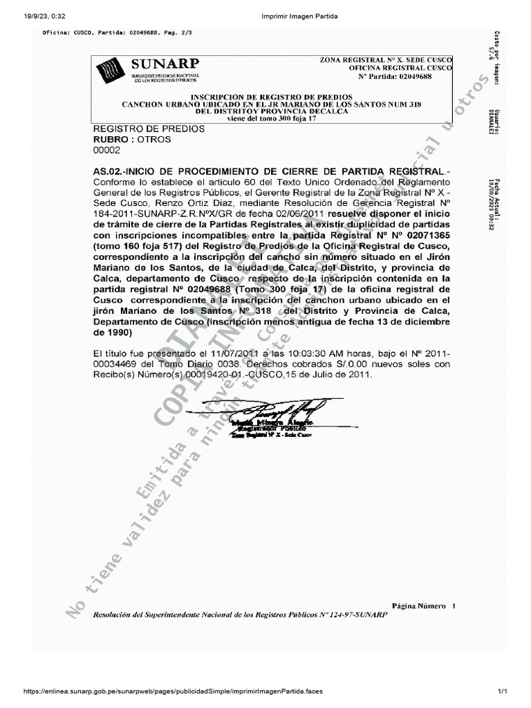 Imprimir Imagen Partida. | PDF