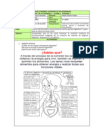 CIENCIAS NATURALES - Quinto - SESIÓN 1 Periodo 2 - La Nutricion y Sistema Digestivo