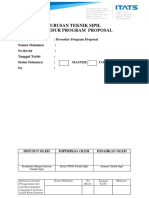 Form Daftar Seminar Proposal