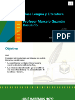 Clase Lengua y Literatura - 3 Medio Semana 3 Abril