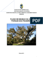 Plano de Manejo Da ARIE Parque Das Figueiras