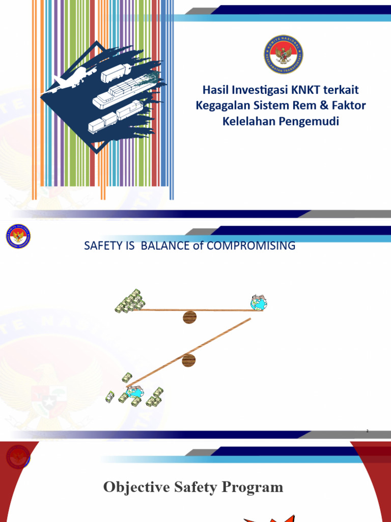 KNKT - Penyebab Kecelakaan Dan Penanggulangannya | PDF
