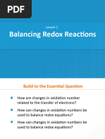 NA Lesson 2 Balancing Redox Equations