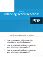 NA Lesson 2 Balancing Redox Equations