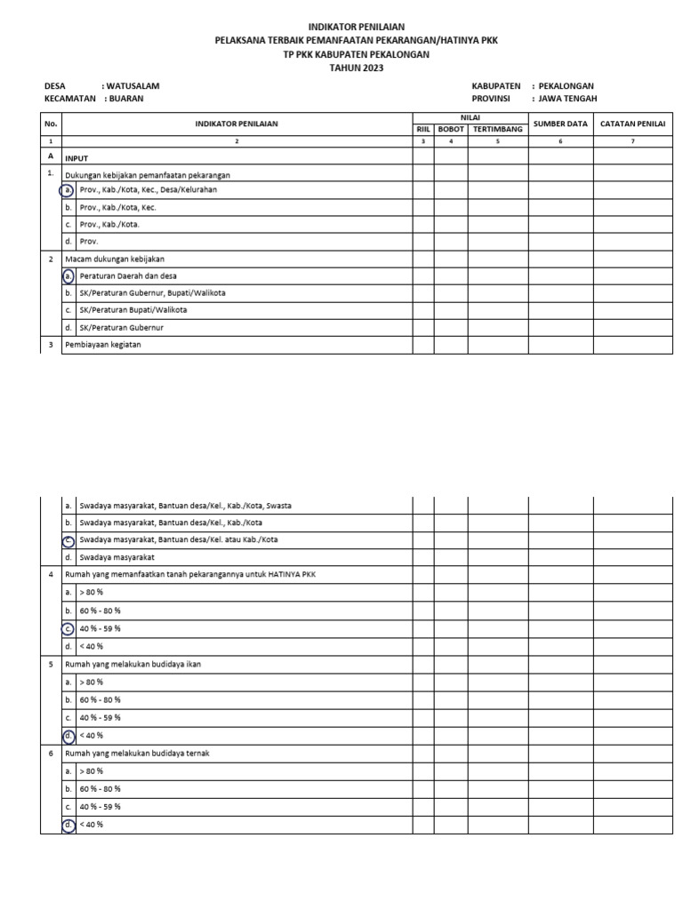 Lomba Aku Hatinya Pkk 2023 Kec Buaran Pdf
