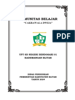 Program Dan SK Komunitas Belajar - UPT SDN BENDOSARI 01