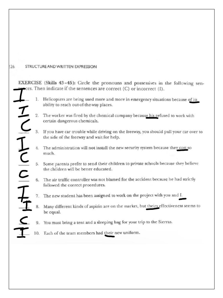 Exercise Skills 43-45 | PDF