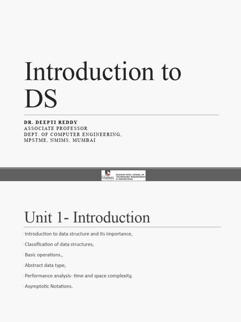 Introduction to Data Structures | PDF | Queue (Abstract Data Type ...