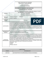 Informe Programa de Formación Complementaria