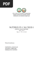 Calculus Module 3