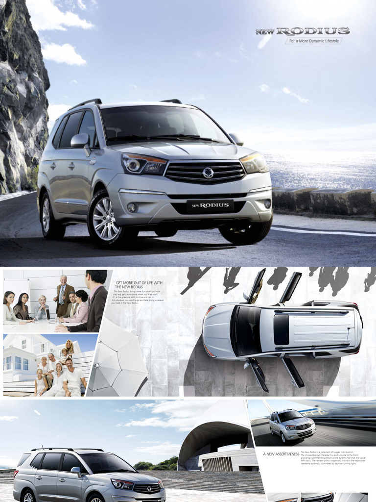 Ssangyong Rodius Stavic 2013 INT | PDF | Four Wheel Drive | Manual ...