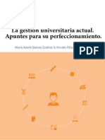 Gestión Universitaria, Apuntes para Su Perfeccionamiento