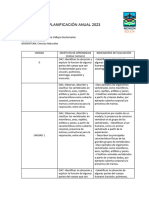 Planificación Anual 2023 - Ciencias Naturales