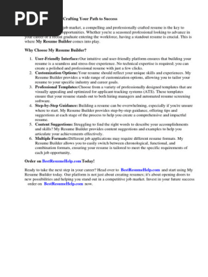 My Resume Builder