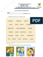 Evaluaciones 5to Lengua y Literatura