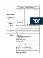 Spo Pelaksanaan Cek Lis Keselamatan Pasien Surgical Safety Checklist