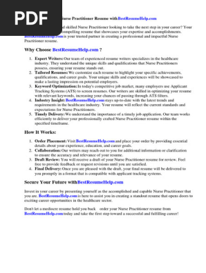 Nurse Practitioner Resume Template