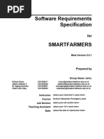 Software Requirement Specification Smartfarmers