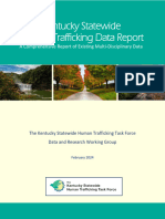 2024 Kentucky Statewide Human Trafficking Data Report: A Comprehensive Report of Existing Multi-Disciplinary Data